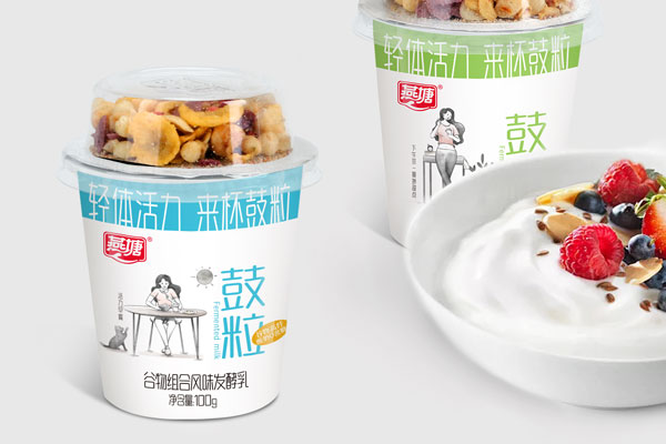 酸奶食品包装设计原创案例x世俱杯app官方